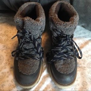 Circus-Sam Eldmen lace up fur booties